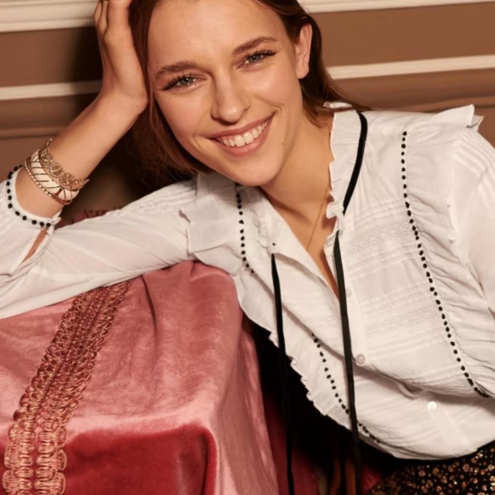 NWOT Sezane Valentine Shirt (36/S)